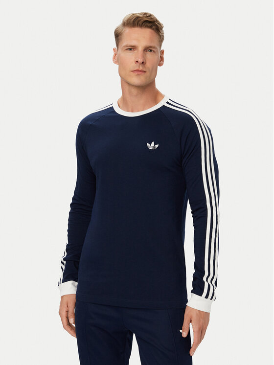 adidas adidas Longsleeve KT5066 Granatowy Regular Fit