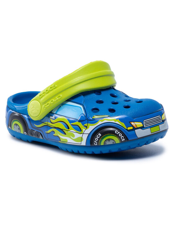 Klapki Crocs, Rozmiar 19.5, Niebieskie, Fitruckbandclog K 207074