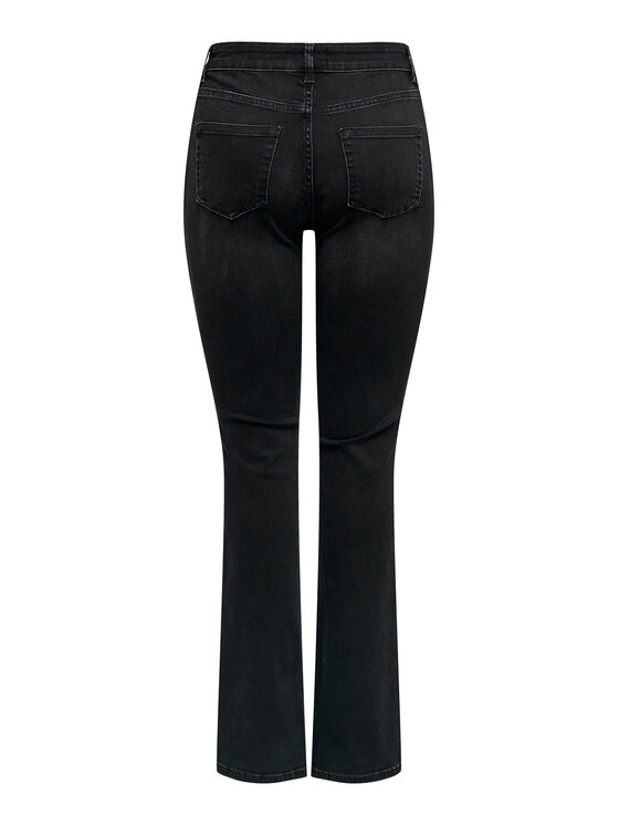 ONLY ONLY Džinsi 15286686 Melns Flared Fit