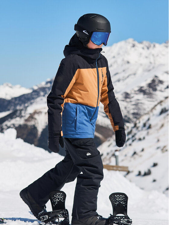 Quiksilver Quiksilver Jakna za snowboard Side Hit Block EQBTJ03218 Pisana Regular Fit