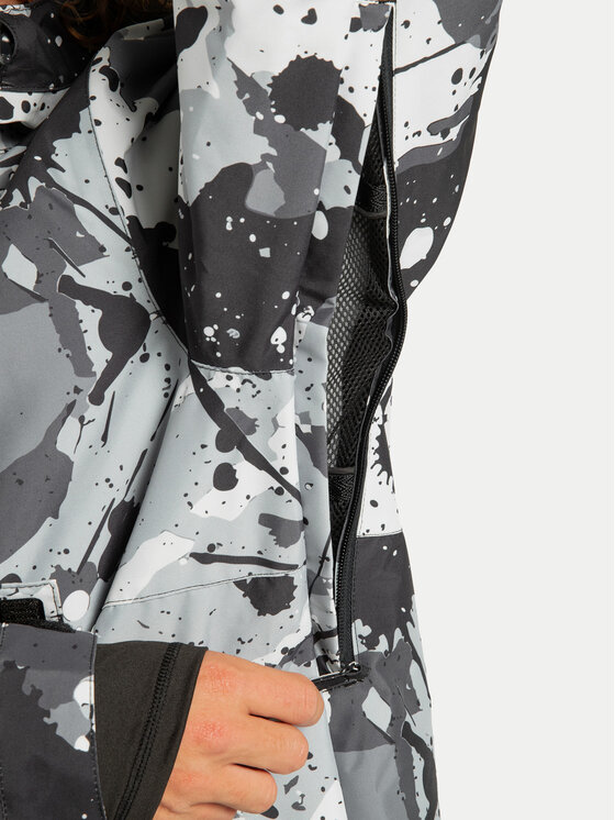 DC Shoes DC Shoes Skijacke Basic Print ADYTJ03097 Grau Regular Fit