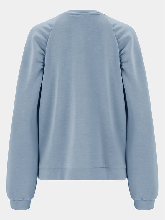 Athlecia Athlecia Суитшърт Jillnana W Balloon Sleeve Sweat EA223322 Син Regular Fit