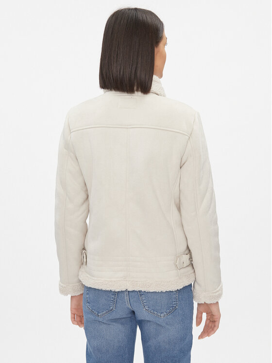 ONLY ONLY Fellmantel 15304775 Beige Regular Fit