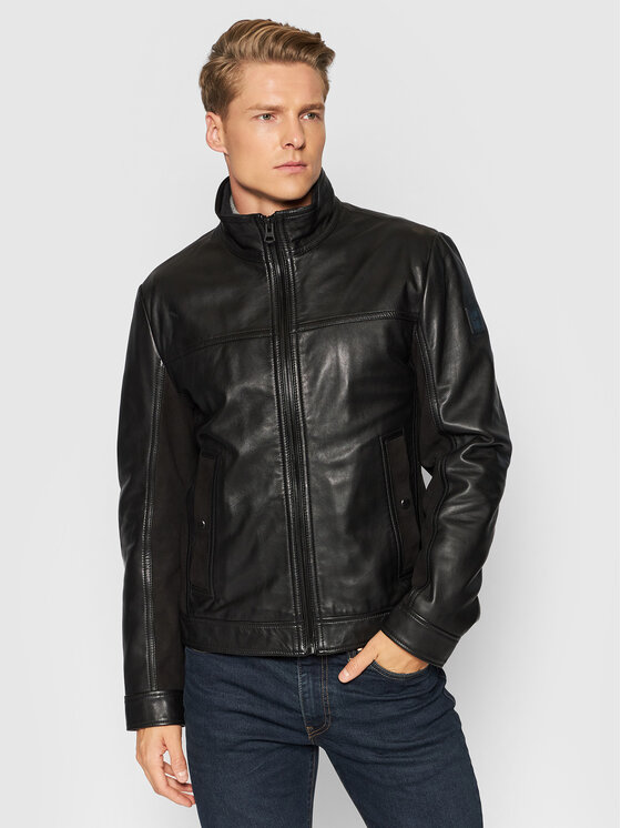 Giacca di pelle Joles 1 50448034 Nero Regular Fit