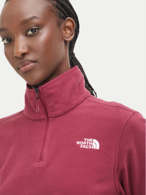 The North Face The North Face Fleecová mikina Glacier NF0A8D2F Bordová Regular Fit