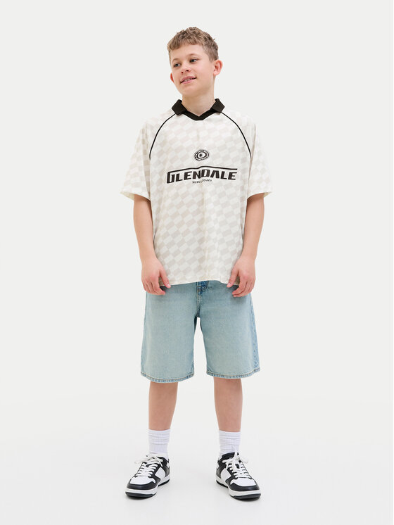 Jack & Jones Junior Jack & Jones Junior Polo 12278700 Beżowy Loose Fit