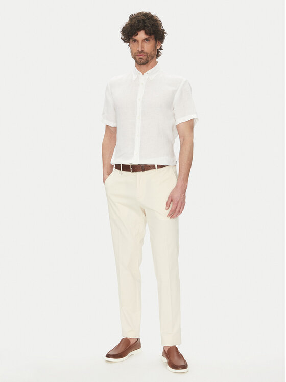 BOSS BOSS Cămașă H-Roan 50539352 Alb Slim Fit
