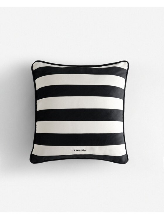 La Mania La Mania Poduszka dekoracyjna Stripes New Czarny