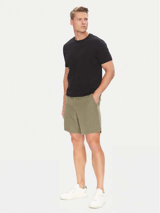 BOSS BOSS Šortky z materiálu Sandrew 50546879 Zelená Regular Fit