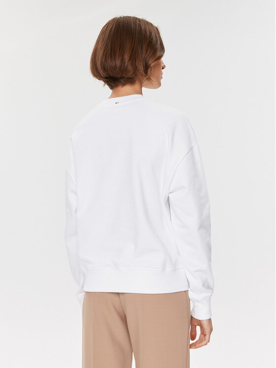 BOSS Boss Felpa Ecaisa3 50503008 Bianco Regular Fit