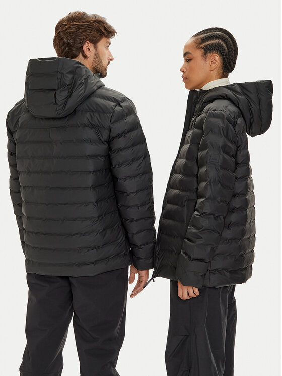 Rains Rains Μπουφάν μεταβατικό Unisex 15810 Μαύρο Regular Fit