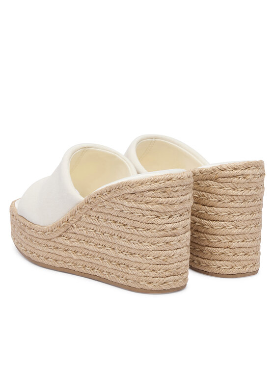 Calvin Klein Calvin Klein Εσπαντρίγιες Wedge Espad 70 Canvas Mg HW0HW03282 Κρεμ
