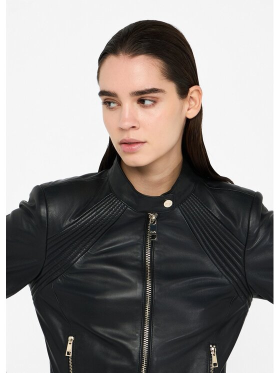 Liu Jo Liu Jo Giacca di pelle CF5162P037922222 Nero Slim Fit