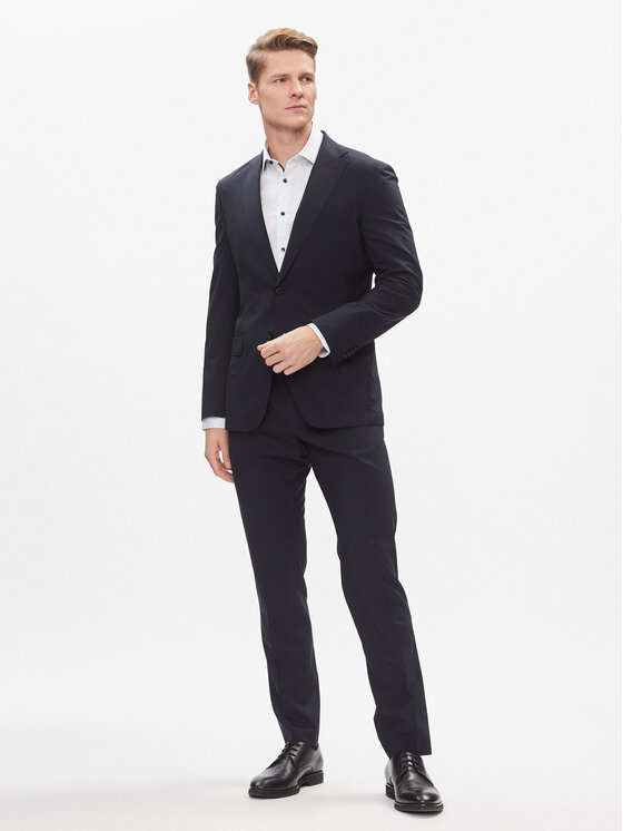 Tommy Hilfiger Tommy Hilfiger Koszula MW0MW33836 Niebieski Slim Fit