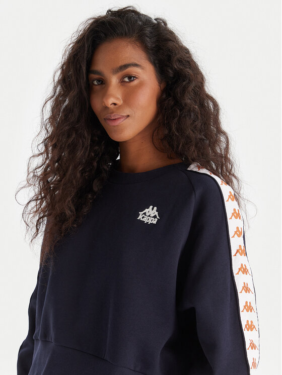 Kappa Kappa Sweatshirt Banda Marbella 311U1TW Dunkelblau Regular Fit