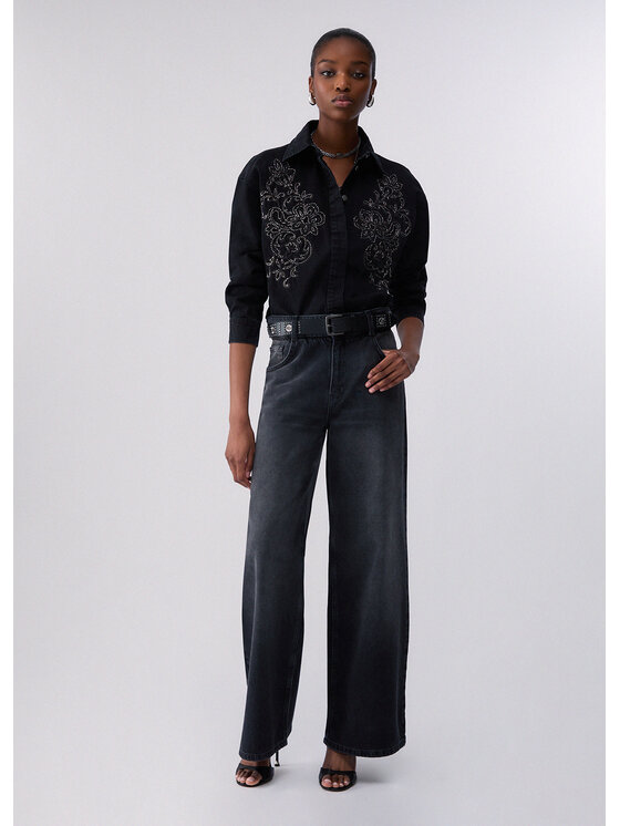 Liu Jo Liu Jo Jeans UF6186D037087526 Nero Regular Fit