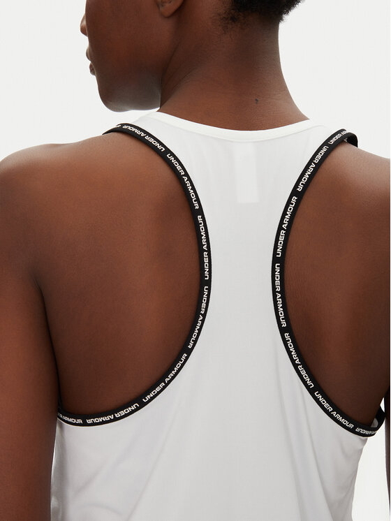 Under Armour Under Armour Top Tech Knockout 1389851 Biały Regular Fit