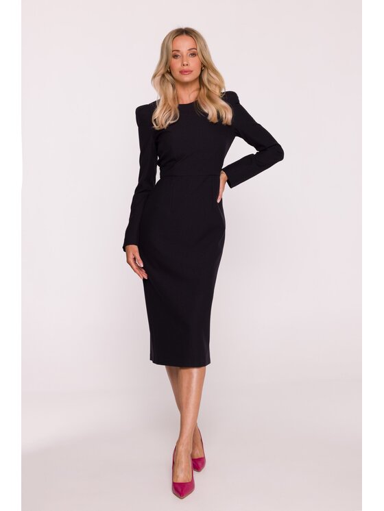 Stylove Stylove Sukienka wieczorowa S412 Czarny A-Line Fit