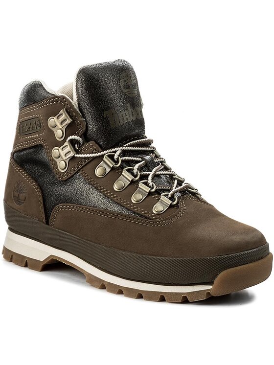 Timberland Scarponcini Euro Hiker Leather A1GOX Verde • Modivo.it