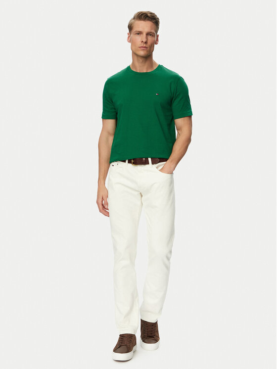 Tommy Hilfiger Tommy Hilfiger T-särk Ess Seasonal MW0MW39995 Roheline Regular Fit