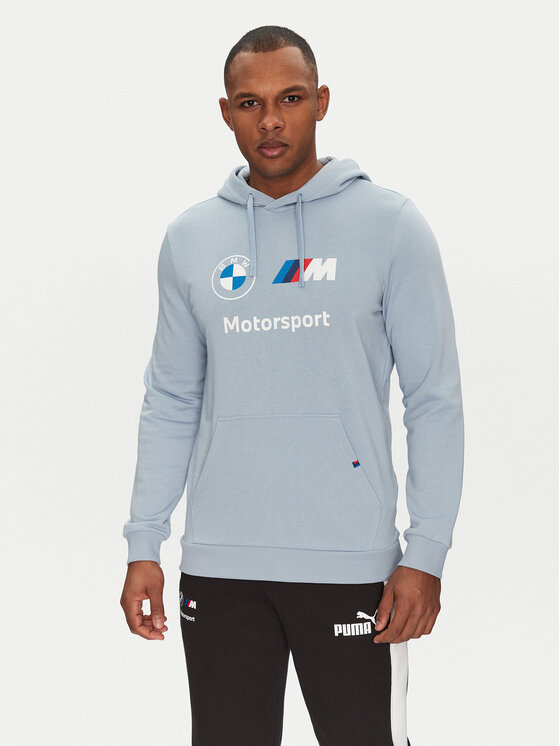 Puma Puma Mikina BMW MMS Ess 624162 Světle modrá Regular Fit