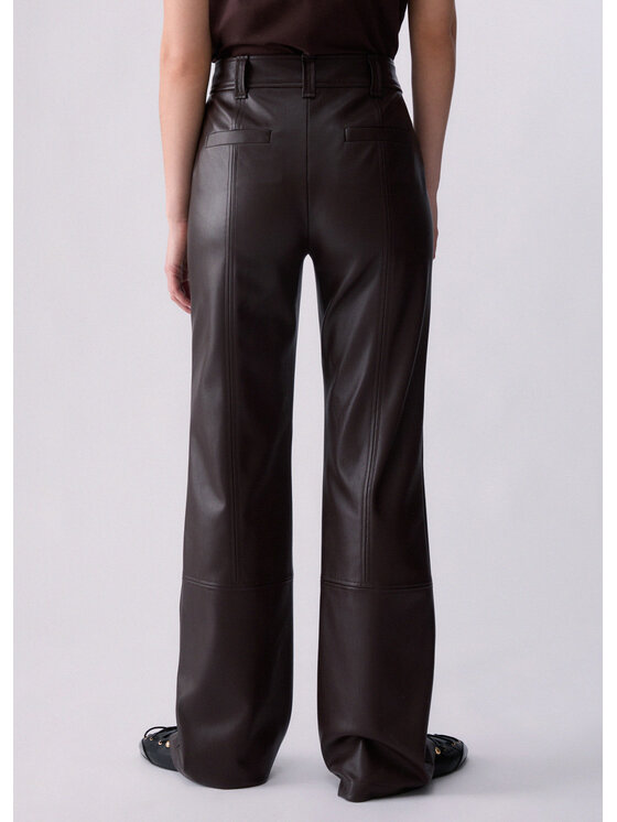 Liu Jo Liu Jo Pantaloni di tessuto CF6198E0624X0807 Marrone Regular Fit
