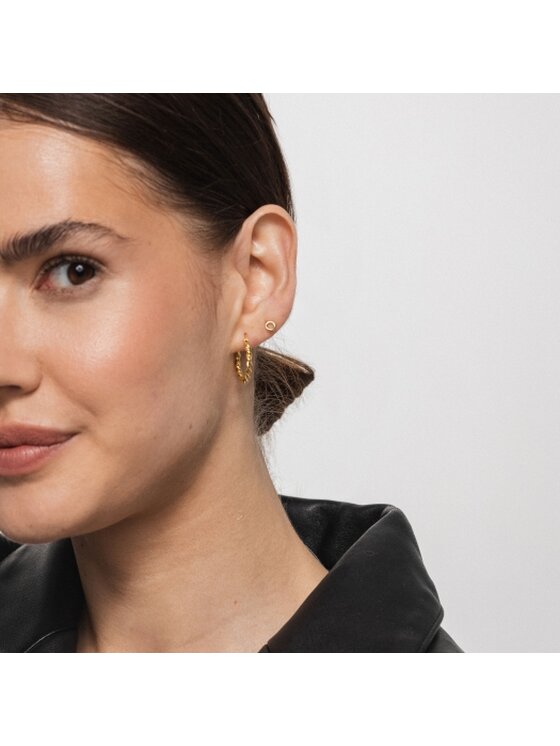 ANIA KRUK ANIA KRUK Kolczyki SGCKS0520Z Żółte złoto