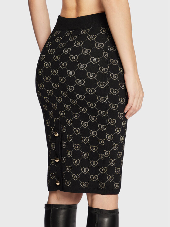 Gonna a matita RF2113-MA21N Nero Slim Fit