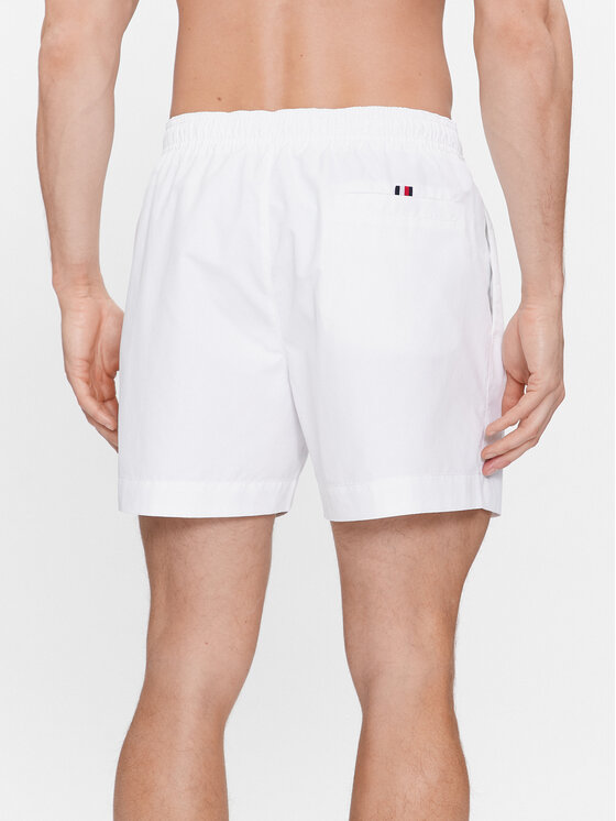 Tommy Hilfiger Tommy Hilfiger Úszónadrág UM0UM03258 Fehér Regular Fit