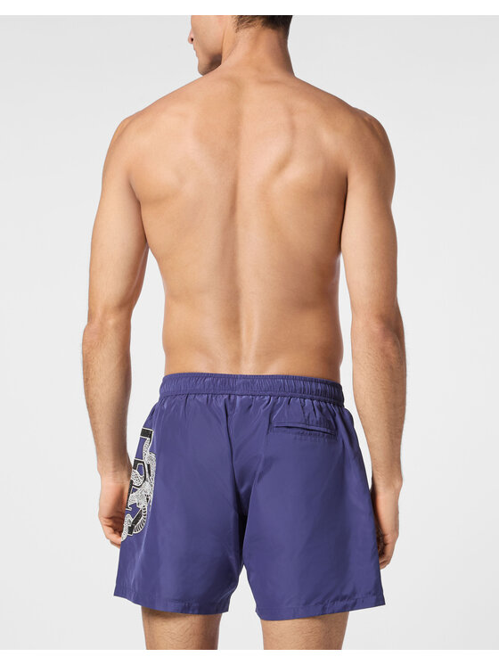 PHILIPP PLEIN PHILIPP PLEIN Szorty 23677 Granatowy