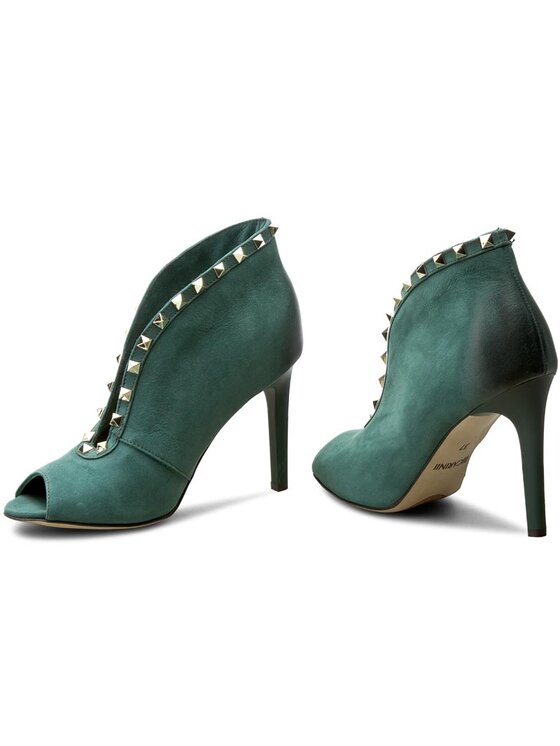 Scarpe stiletto B3898 Verde