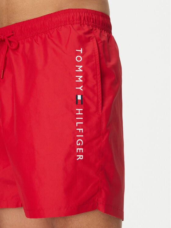 Tommy Hilfiger Tommy Hilfiger Kopalne hlače UM0UM03258 Rdeča Regular Fit