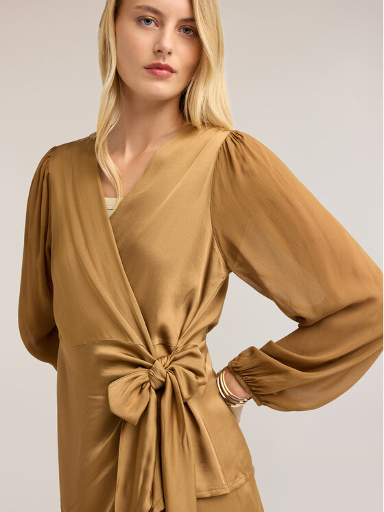Motivi Motivi Camicia 5021Q001040N012 Crema Regular Fit