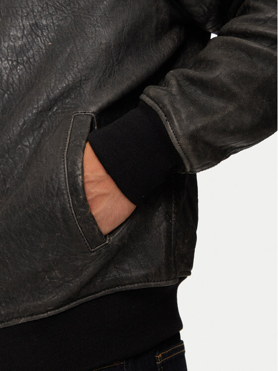 SCHOTT N.Y.C. SCHOTT N.Y.C. Lederjacke LCBOMBARDIER Schwarz Regular Fit