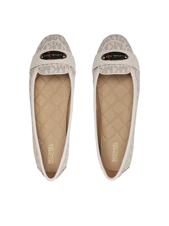 MICHAEL Michael Kors MICHAEL Michael Kors Balerinke Mk Plate Moc 40R3MKFR1B Bež