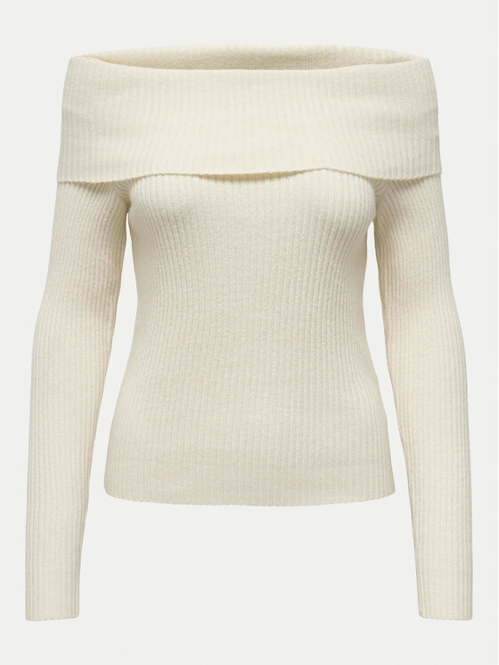 ONLY ONLY Пуловер Katia 15311830 Екрю Regular Fit