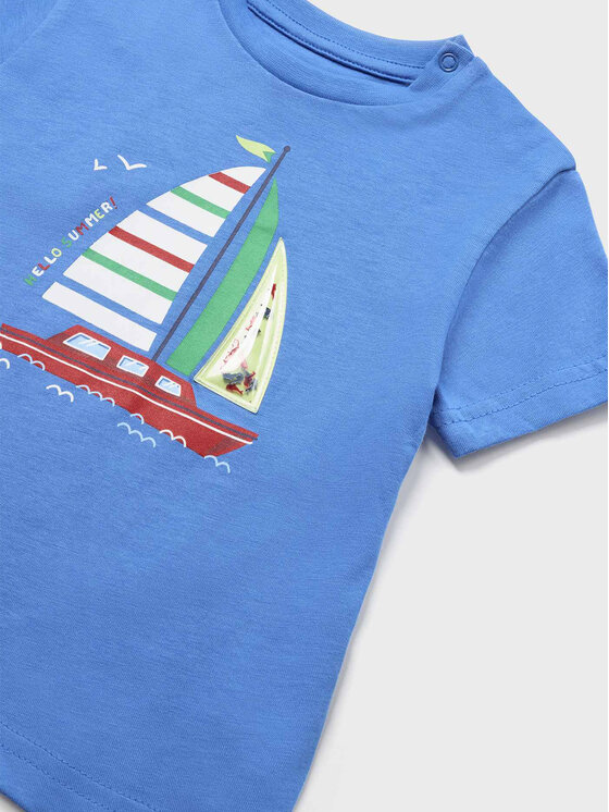 Mayoral Mayoral T-Shirt 1022 Blau Regular Fit