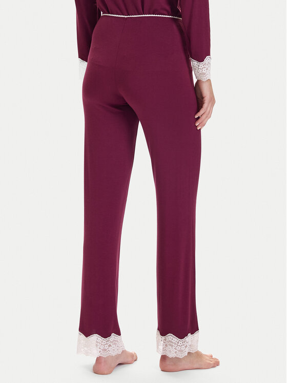 United Colors Of Benetton United Colors Of Benetton Піжамні штани 3Z123F04A Бордовий Regular Fit