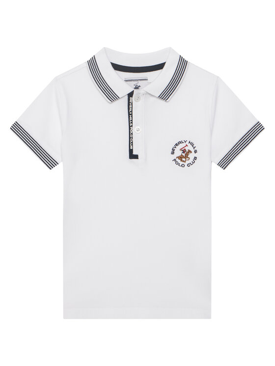 Beverly Hills Polo Club Beverly Hills Polo Club Pólóing P-SS26B-P424108 Fehér Regular Fit