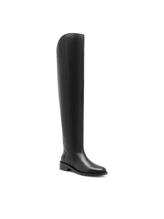 Gino Rossi Gino Rossi Cizme lungi muschetar DORIS-110396 Negru