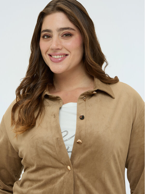 Fiorella Rubino Fiorella Rubino Koszula 5047T001451N013 Brązowy Regular Fit