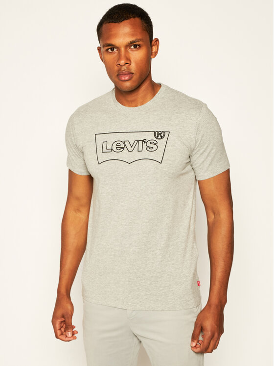 Levi's® Levi's® T-Shirt Housemark Graphic Tee 22489-0241 Šedá Regular Fit