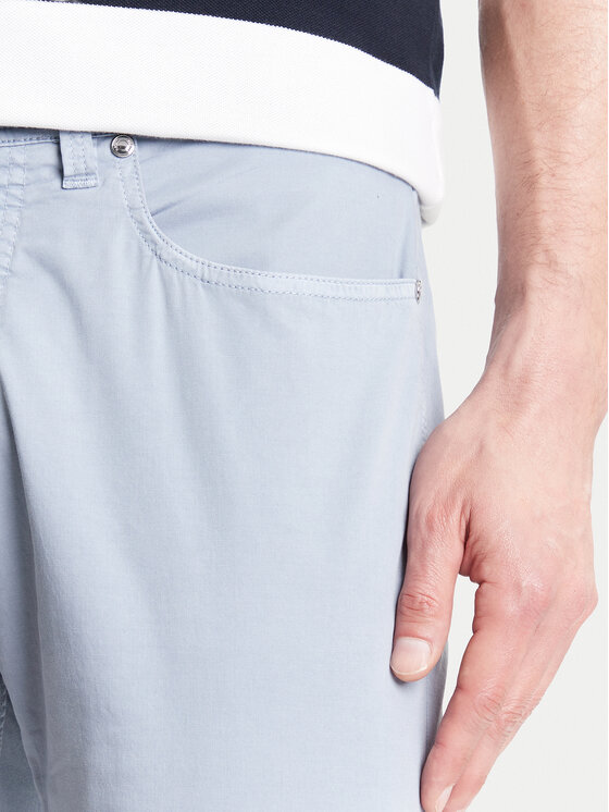 Pierre Cardin Pierre Cardin Kalhoty z materiálu C3 34540.4023 Světle modrá Tapered Fit