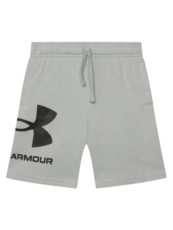 Under Armour Under Armour Sportovní kraťasy UA RIVAL FLEECE LOGO SHORTS 1359065 Šedá Regular Fit