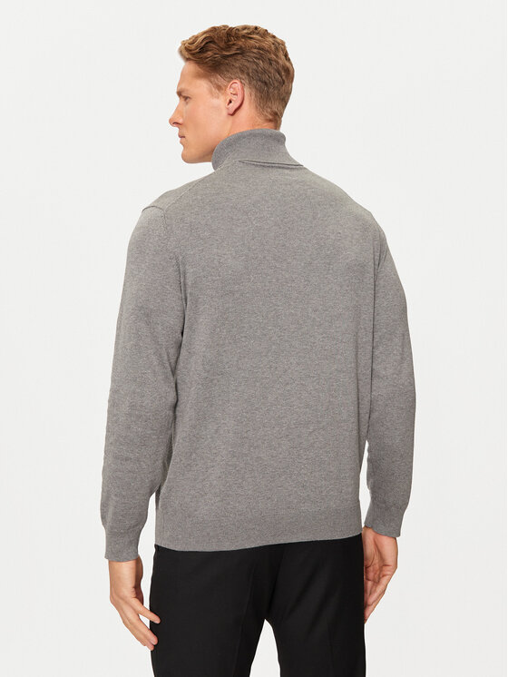 Gant Gant Rollkragenpullover Classic 8030563 Grau Regular Fit