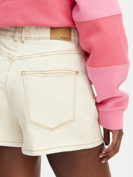 Roxy Roxy Pantaloncini di jeans Chlo Natural ERJDS03323 Beige Regular Fit