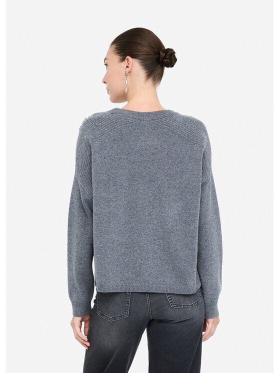 Liu Jo Liu Jo Maglione MF5487MS009L9006 Grigio Regular Fit