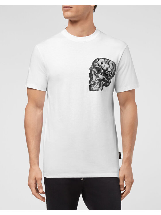 PHILIPP PLEIN PHILIPP PLEIN T-shirt 13301 Bianco Regular Fit