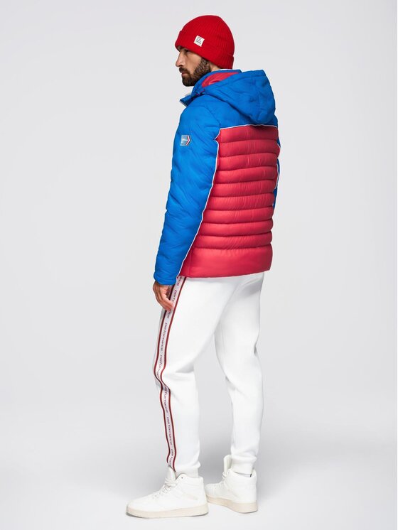 Ombre Ombre Kurtka zimowa OM-JALP-0206 Kolorowy Active Fit