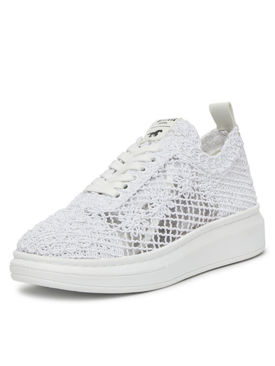 Mustang Mustang Sneakersy 1468-301 Biela